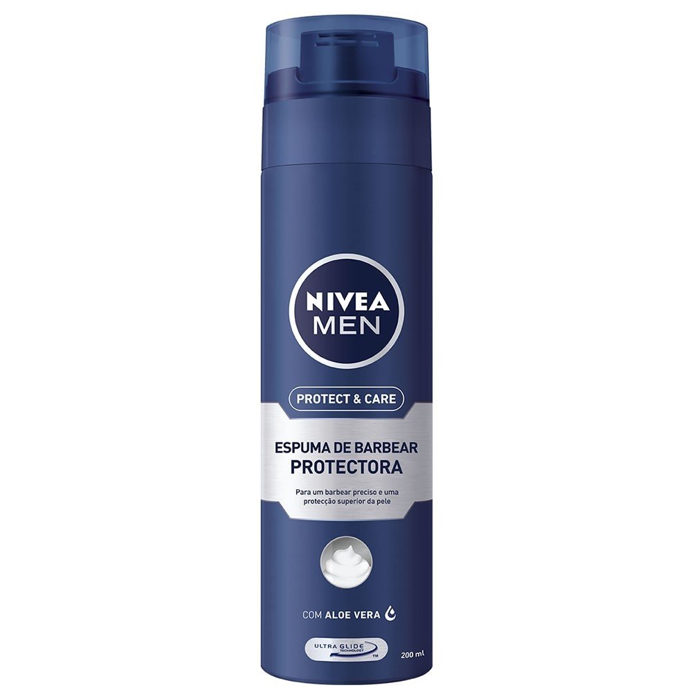 Espuma de Barbear Nivea Men Original Protect com 200 mL - Imagem 1