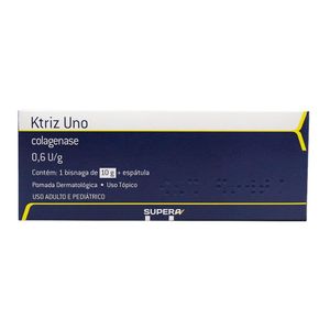 Dbriz Uno 0.6U/g Pomada Dermatológica - Bisnaga com 10g + Espátula