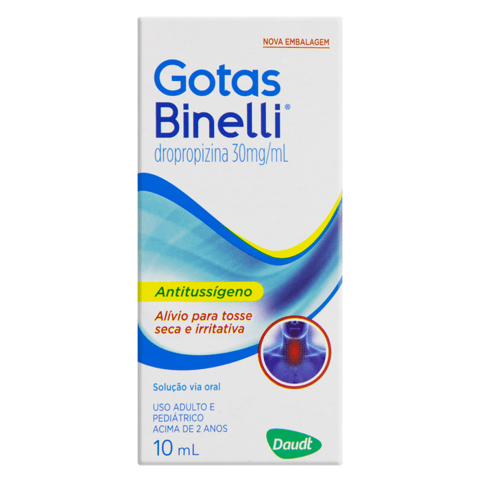 Gotas Binelli 30MG/ML Solução oral (gotas) - Frasco com 10 mL - Imagem 1