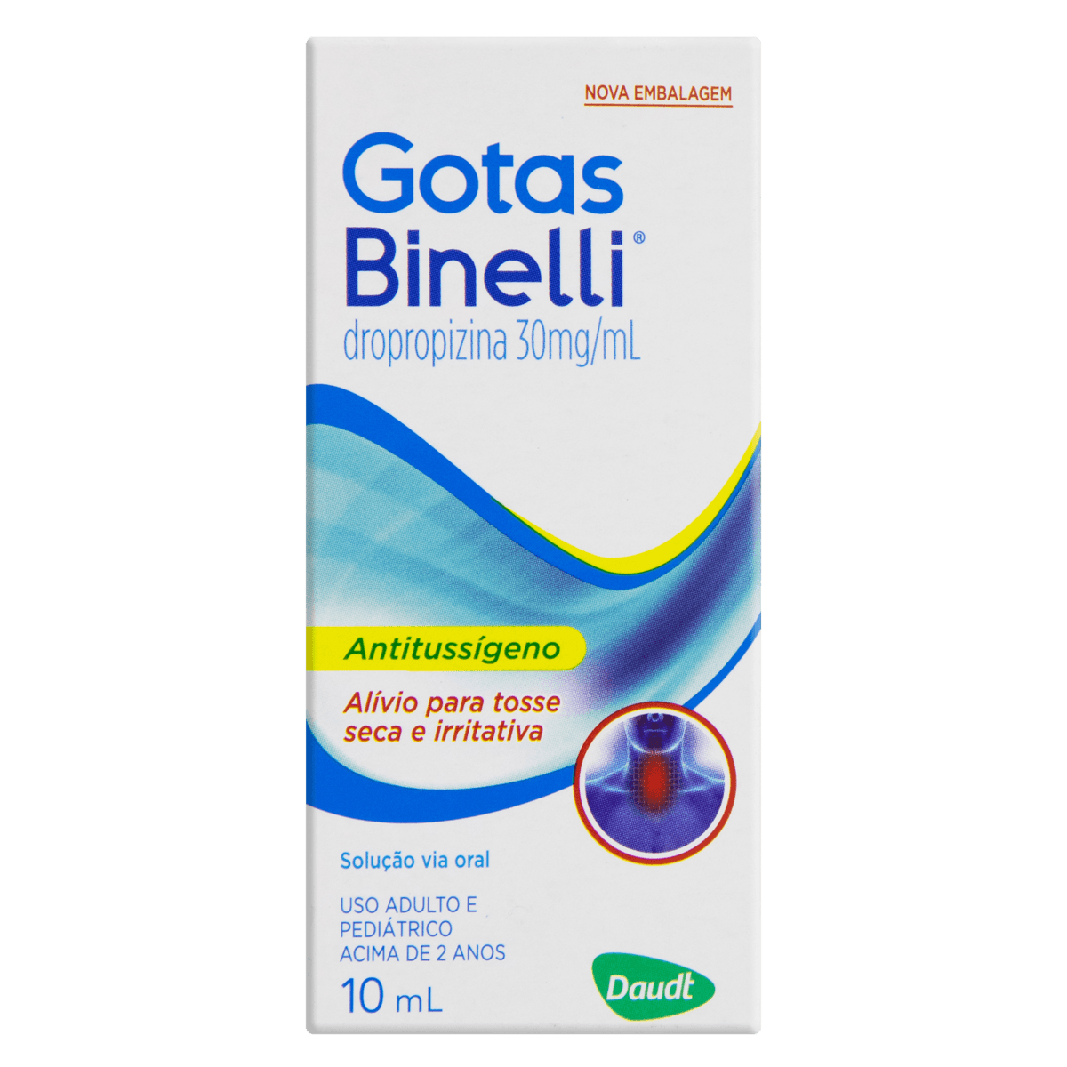 Gotas Binelli 30MG/ML Solução oral (gotas) - Frasco com 10 mL - Imagem 1