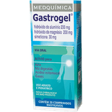Gastrogel 25MG + 153MG + 200MG Comprimido mastigável - Caixa com 20 Comprimidos