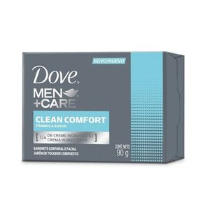 Sabonete Masculino Dove Men + Care Clean Comfort, Barra, 90g