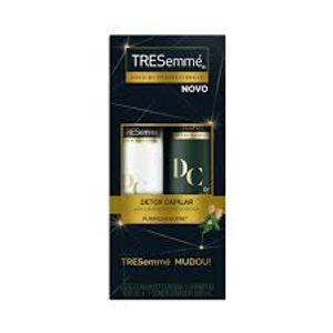 Kit Tresemmé Detox Capilar Shampoo com 400ml + Condicionador com 200ml