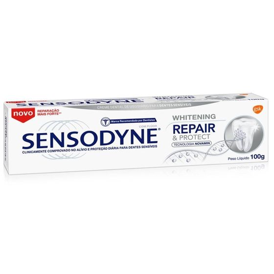 Creme Dental Sensodyne Repair And Protect Branqueador 100G - Imagem 1