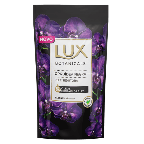 Sabonete Lux Botanicals Orquidea Negra Refil Liquido Com 200ml - Imagem 1