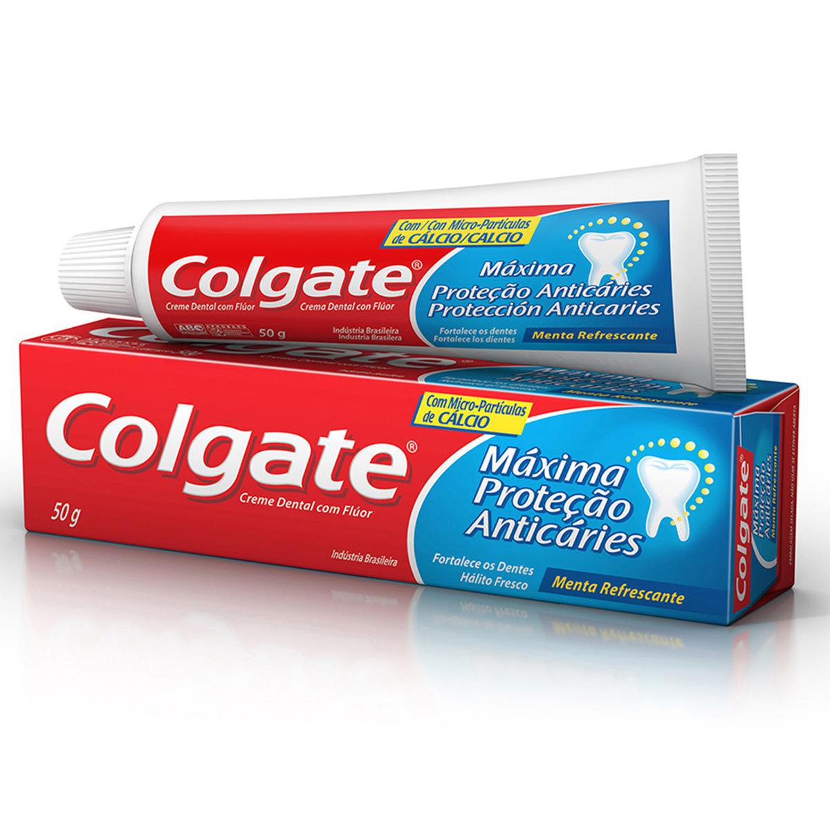 Creme Dental Colgate Máxima Proteção Anticáries 50g - Imagem 1