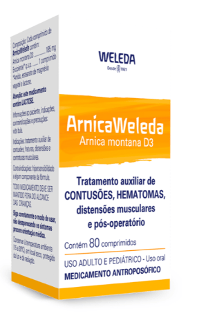 Arnica 185mg Comprimido - Caixa com 80 Comprimidos - Imagem 1