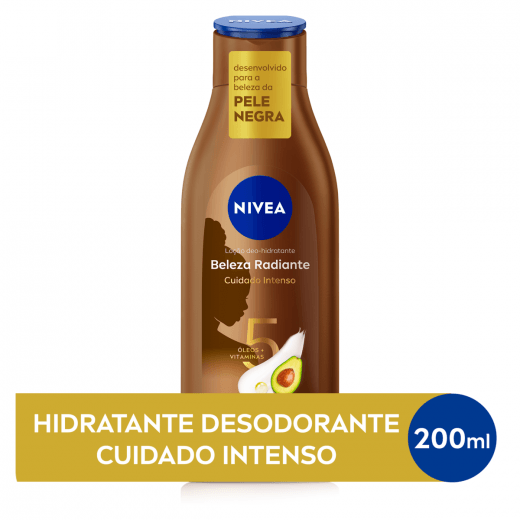 Nivea Beleza Radiante Pele Negra Loção 200mL - Imagem 1