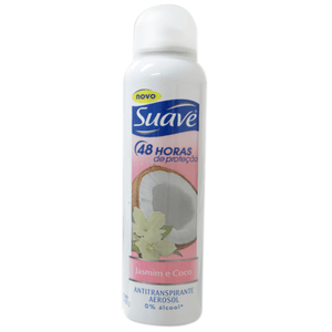 Desodorante Suave Jasmim e Coco aerosol, com 150mL