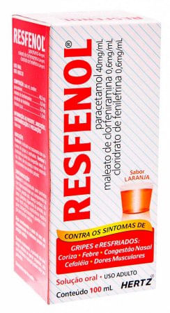 Resfenol 40MG/ML + 0.6MG/ML + 0.6MG/ML Solução oral - Frasco com 100 mL - Imagem 1
