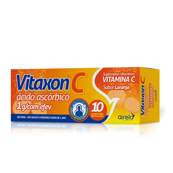 Vitaxon C 1G Comprimido efervescente - Caixa com 30 Comprimidos - Imagem 1
