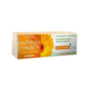 Calêndula Concreta 0.133G + 0.133G Pomada dermatológica - Pote com 30 g