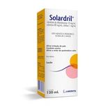 Solardril 80MG/G + 1MG/G + 10MG/G Loção tópica - Frasco com 120 mL