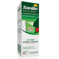 Sanilin 4MG/ML + 0.5MG/ML Solução oral (spray)   Frasco com 50 mL - Imagem 1