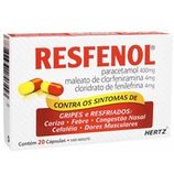 Resfenol 4MG + 4MG + 400MG Cápsula gelatinosa dura - Caixa com 200 Cápsulas