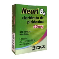 Neuri B6 40MG Comprimido revestido - Envelope com 20 Comprimidos - Imagem 1