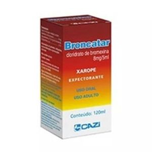 Broncatar 0.8MG/ML Xarope - Frasco com 120 mL