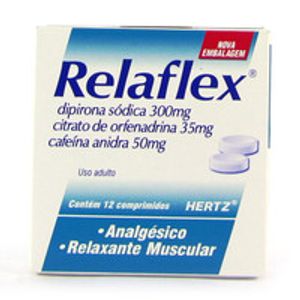 Relaflex 50MG/ML + 300MG/ML + 35MG/ML Comprimido simples - Caixa com 144 Comprimidos