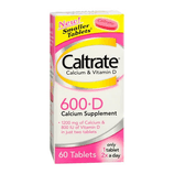 Caltrate 600 + D 500MG + 200UI Comprimido revestido - 60 Comprimidos