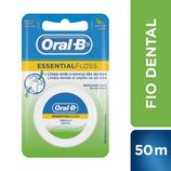 Fio Dental Oral-B Essential-Floss Menta, Menta 50m