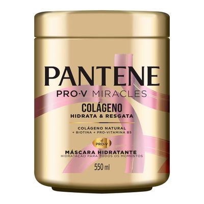 Máscara Hidratante Pantene Colágeno Hidrata & Resgata com 550ml - Imagem 1
