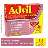 Advil Mulher 400mg Cápsula mole - Caixa com 10 Cápsulas