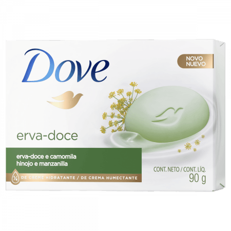 Sabonete Barra Erva-Doce E Camomila Dove Caixa 90G - Imagem 1