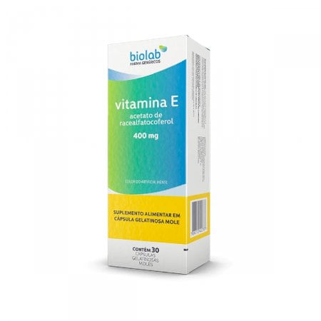 Vitamina E 400mg 30 Cápsulas - Imagem 1