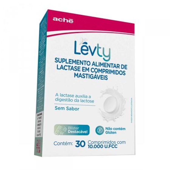 Lévty sem Sabor 30 Comprimidos Mastigáveis - Imagem 1