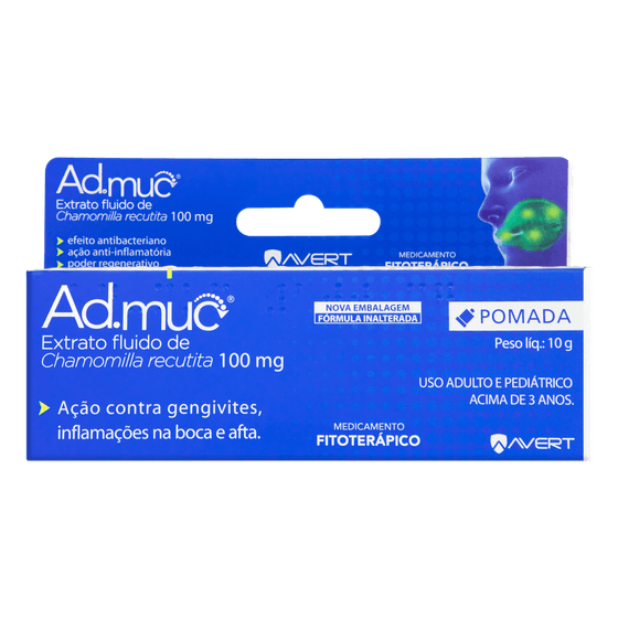 Ad-Muc 100mg Pomada com 10g - Imagem 1