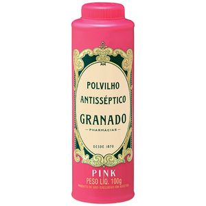 Polvilho Antisséptico Pink 11.735g + 0.352g + 3g + 17.602g Pó de Uso Tópico Frasco com 100 g
