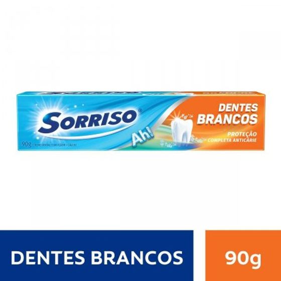 Creme Dental Sorriso Dentes Brancos 90g - Imagem 1