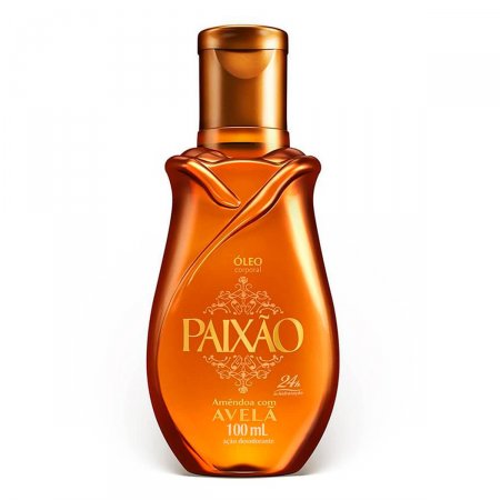 Óleo Deo Corporal Avelã Paixão Frasco 100 mL - Imagem 1