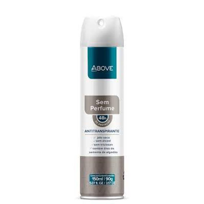 Desodorante Antitranspirante Above sem Perfume 150mL - Imagem 1
