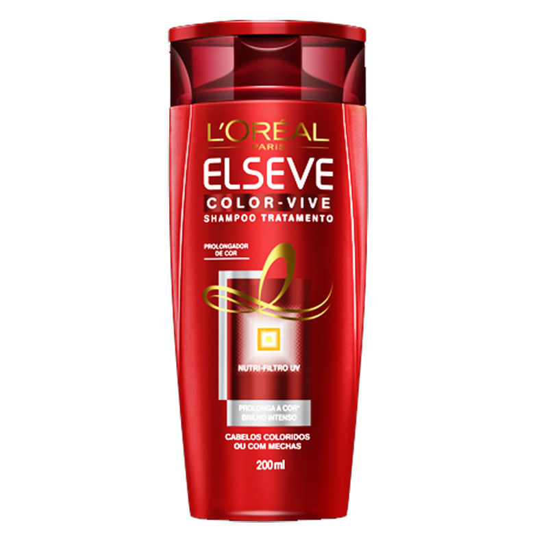 Shampoo Elseve Color-Vive 200mL - Imagem 1