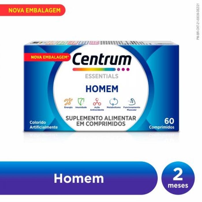 Centrum Essentials Homem 60 Comprimidos - Imagem 1