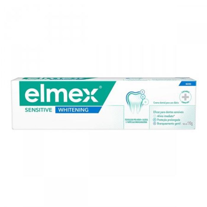 Pasta de Dente Elmex Sensitive Whitening com 110g - Imagem 1
