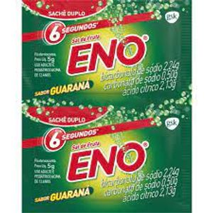 Sal de Fruta Eno 2.13g + 2.31g + 0.5g Pó Efervescente Sabor Guaraná - 2 Sachês com 5g