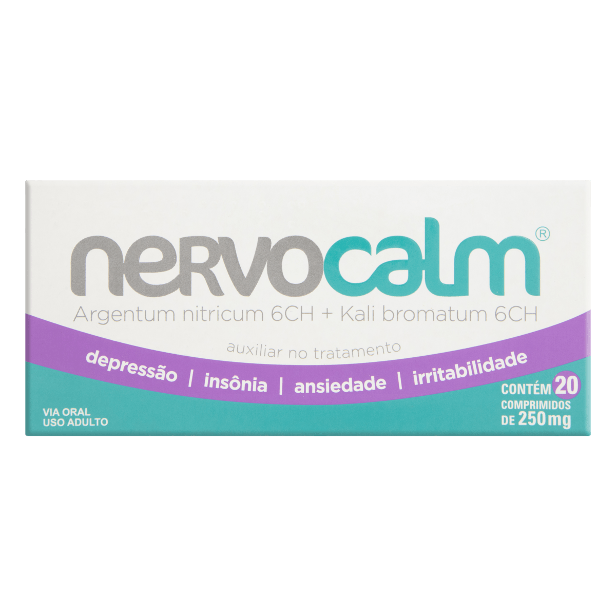 Nervocalm 6CH + 6CH Comprimido - Caixa com 20 Comprimidos - Imagem 1
