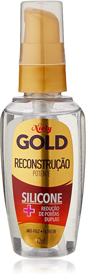 Óleo Reparador de Pontas Silicone Niely Gold Reconstrução Potente 42mL - Imagem 1