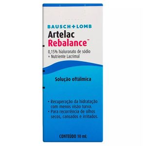 Artelac Rebalance Solução Oftálmica 10mL