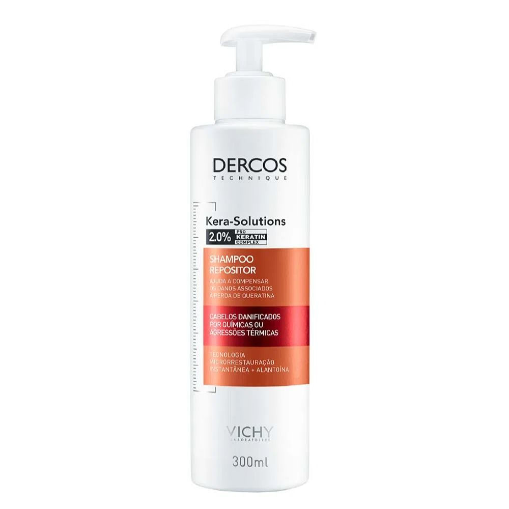 Shampoo Vichy Dercos Kera Solution 300mL - Imagem 1