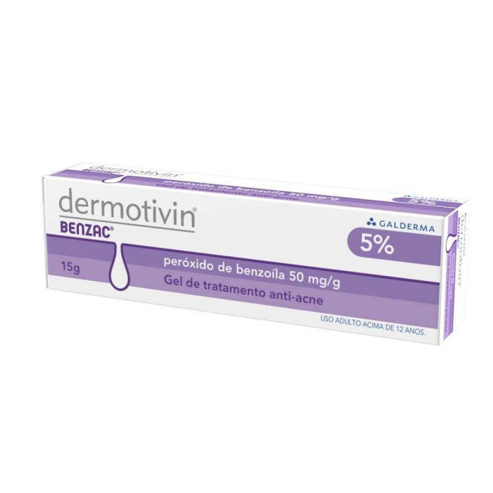 Dermotivin Benzac 5% Gel 15G - Imagem 1