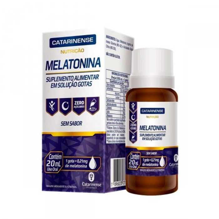 Melatonina 0,21mg Gotas 20mL - Imagem 1