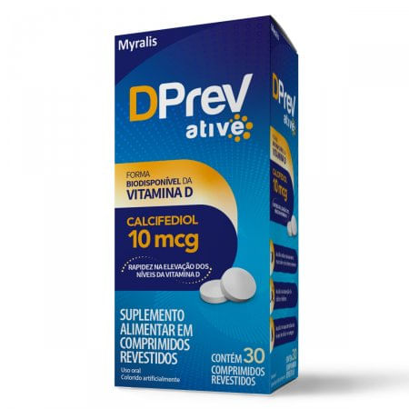 Dprev Ative 10mcg 30 Comprimidos - Imagem 1
