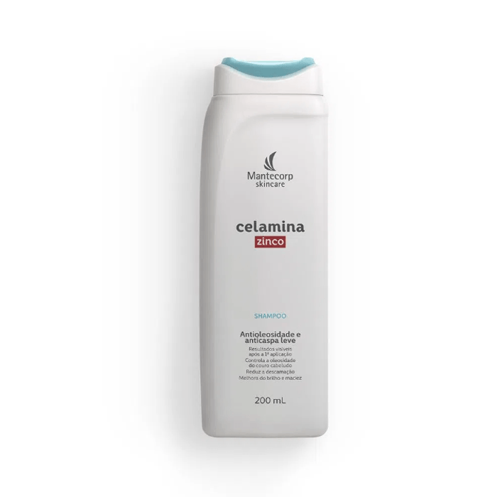 Celamina Zinco Shampoo Antioleosidade 200mL - Imagem 1