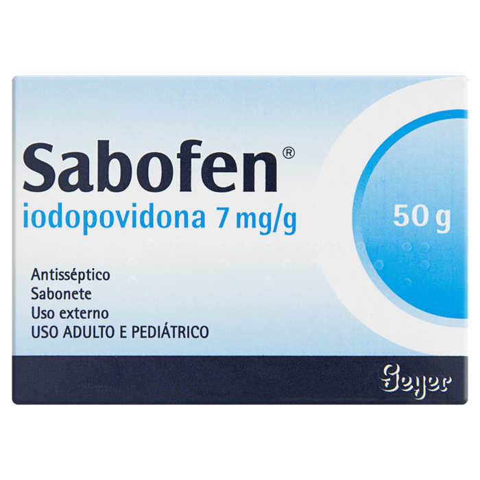 Sabofen 7mg/g Sabonete - Caixa com 50 g - Imagem 1