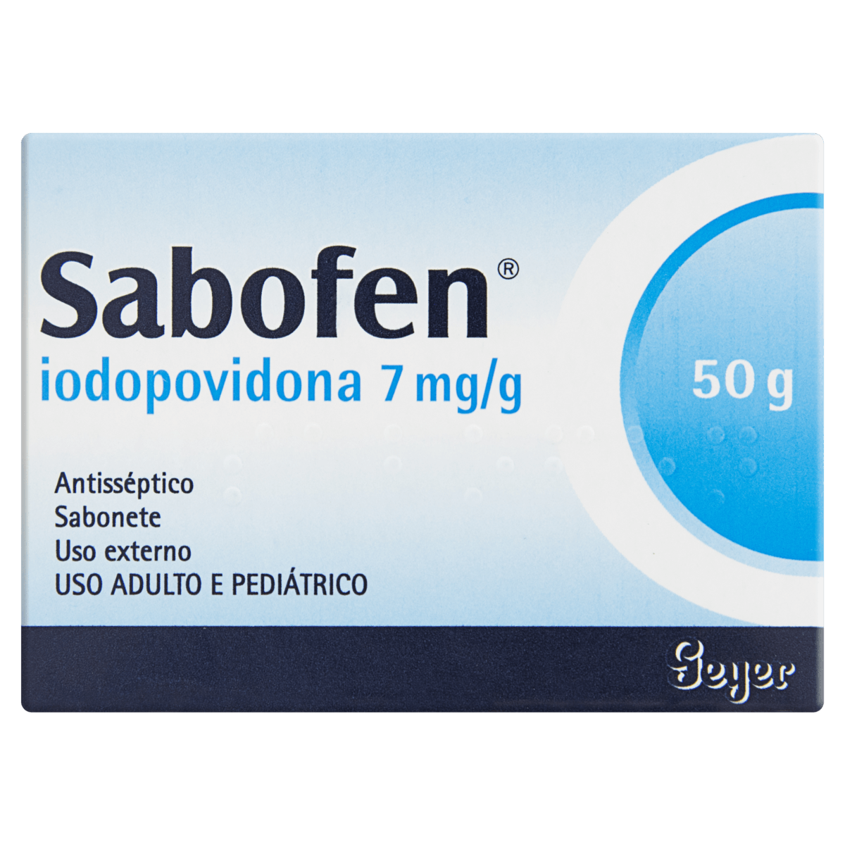 Sabofen 7mg/g Sabonete - Caixa com 50 g - Imagem 1