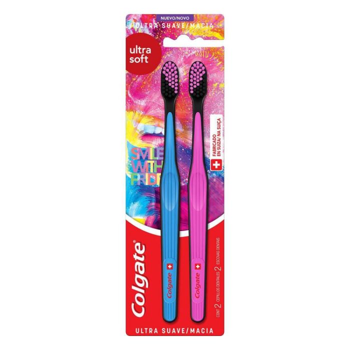 Escova Dental Colgate Ultra Soft Sortido 2 Unidades - Imagem 1