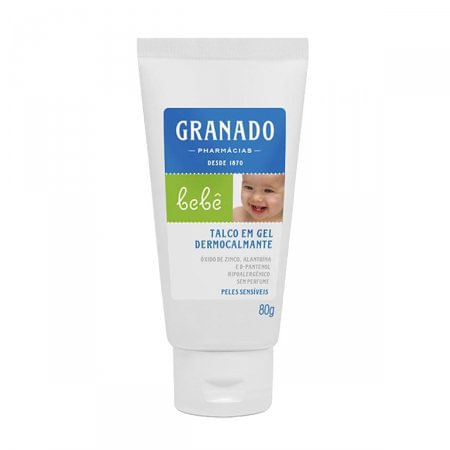 Granado Bebê Talco Dermocalmante 80G - Imagem 1